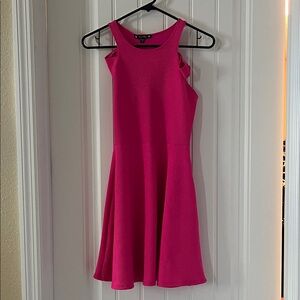 Pink Sleeveless Mini Dress